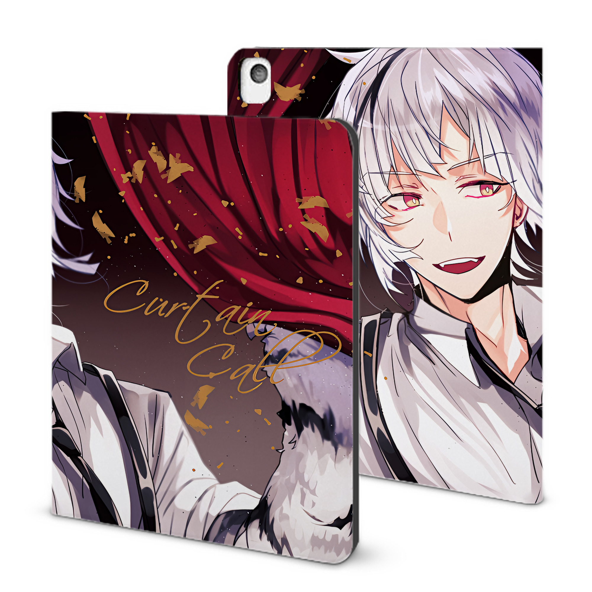 （画像用） 文豪ストレイドッグス Bungo Stray Dogs IPadケース ペンホルダー付き ブックスタイルデザイン